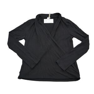 Best Cody Shirt Womens S Black Long Sleeve V Neck Pullover Casual Blouse